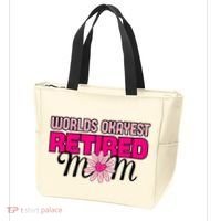 WorldS Okayest Retired Mom Tote Bag thumb 3