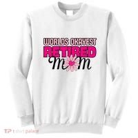 WorldS Okayest Retired Mom Sweatshirt thumb 0