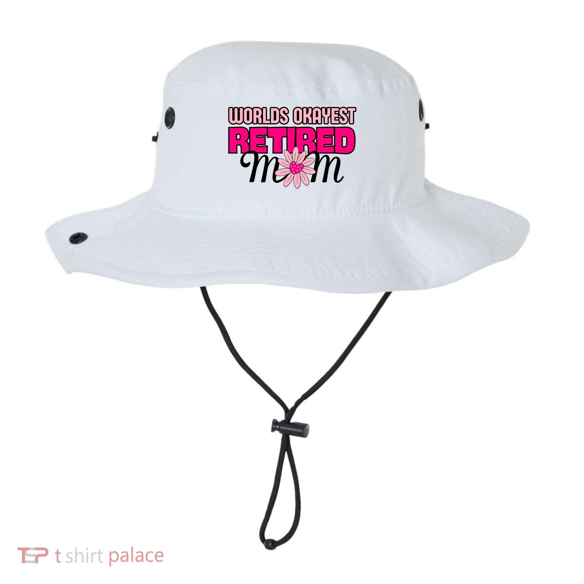 WorldS Okayest Retired Mom Bucket Hat