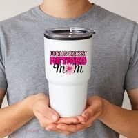 WorldS Okayest Retired Mom Tumbler thumb 2