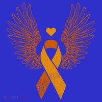 Winged Orange Ribbon Kidney Cancer Awareness Funny Gift Visor thumb 3