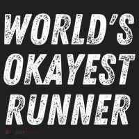 World's Okayest Runner Funny Running 5k Marathon Distance Meaningful Gift Beanie thumb 2