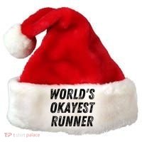 World's Okayest Runner Funny Running 5k Marathon Distance Meaningful Gift Santa Hat thumb 0