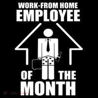 Work From Home Employee Of The Month Women's Hoodie thumb 2