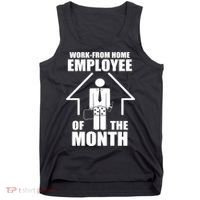 Work From Home Employee Of The Month Tank Top thumb 0