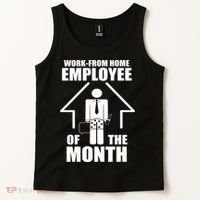 Work From Home Employee Of The Month Tank Top thumb 2