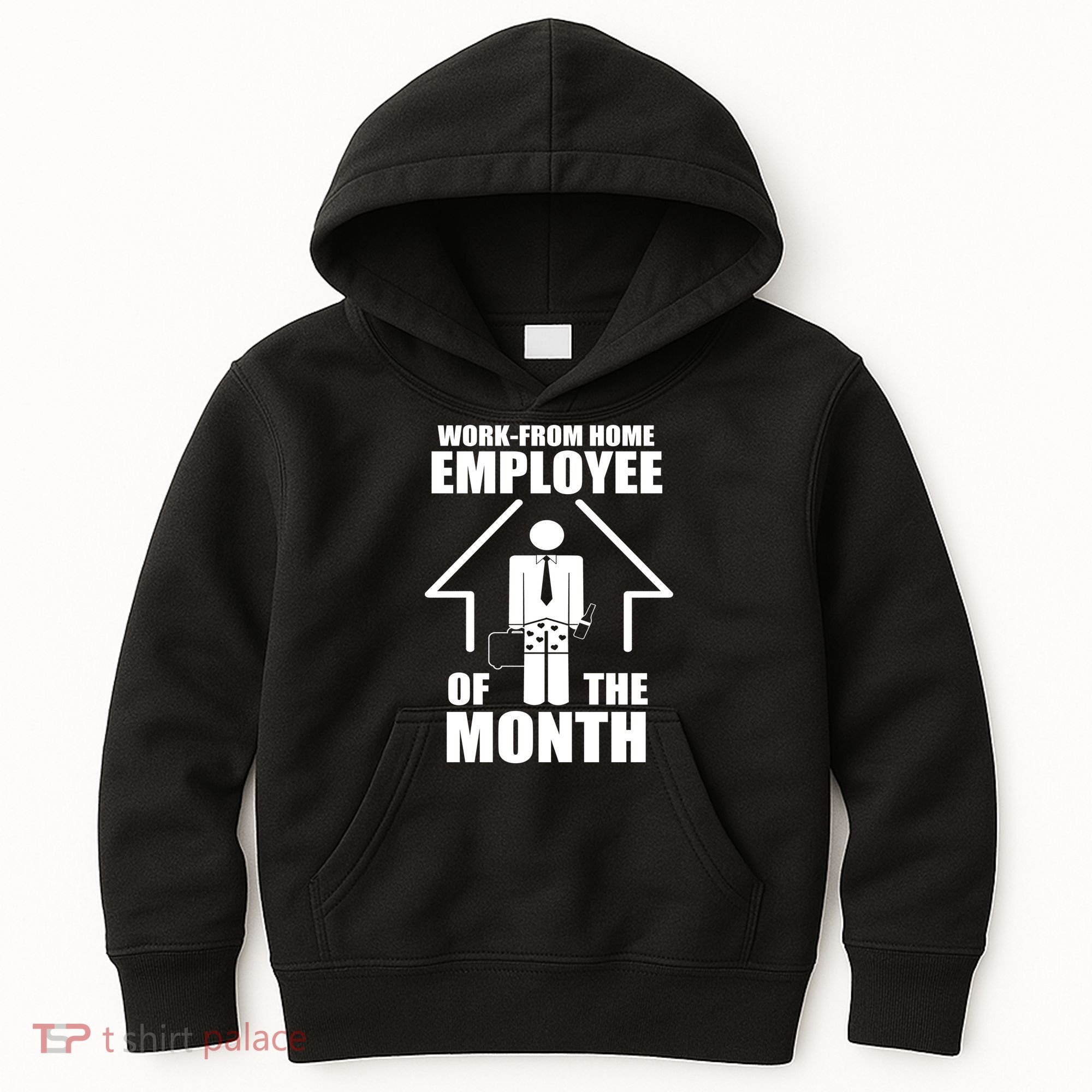 Work From Home Employee Of The Month Kids Hoodie