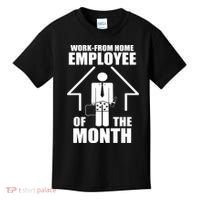 Work From Home Employee Of The Month Kids T-Shirt thumb 0