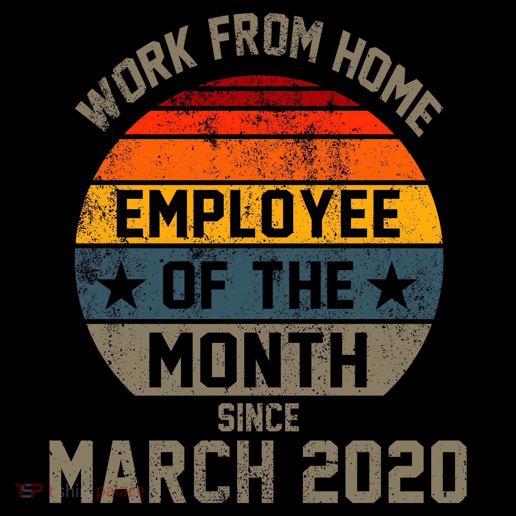 Work From Home Employee Of The Month Funny Pandemic Coffee Mug
