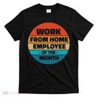 Work From Home Employee Of The Month Retro T-Shirt thumb 0
