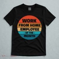 Work From Home Employee Of The Month Retro T-Shirt thumb 5