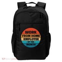 Work From Home Employee Of The Month Retro Backpack thumb 0