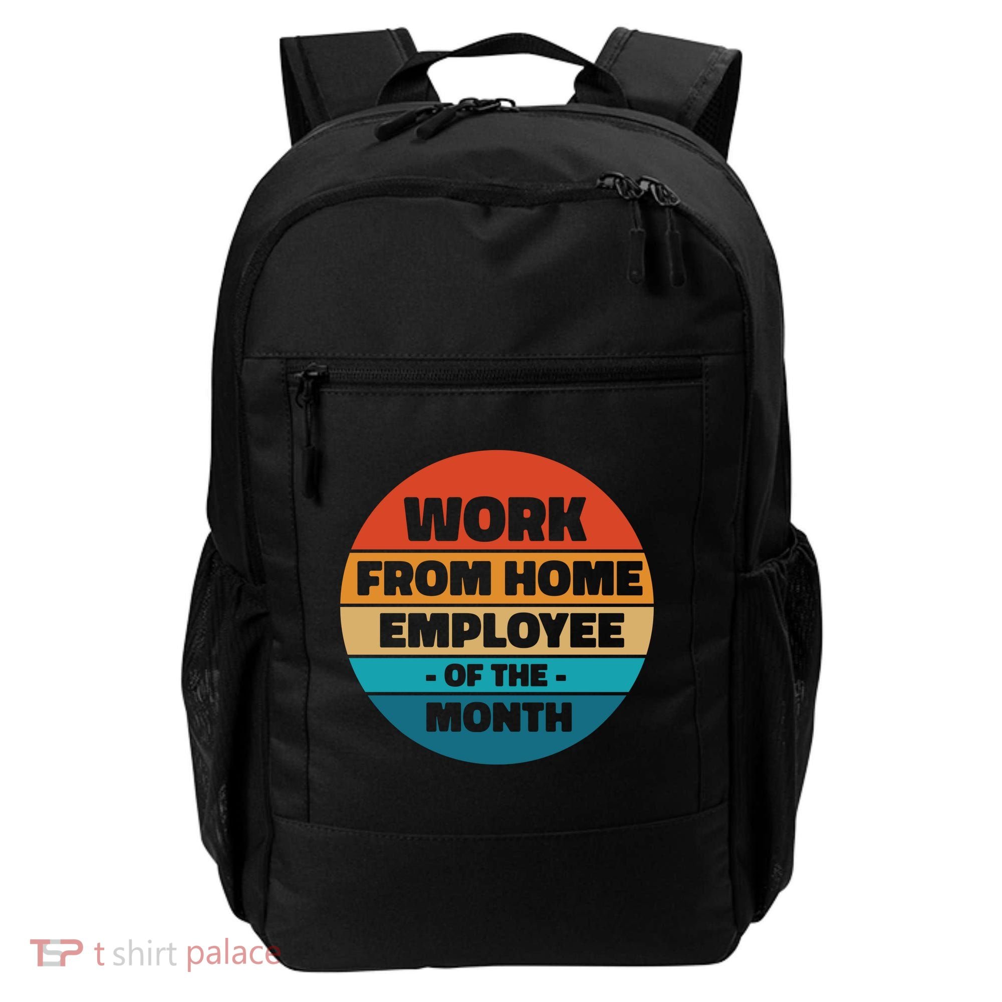 Work From Home Employee Of The Month Retro Backpack