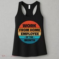 Work From Home Employee Of The Month Retro Women's Tank Top thumb 3