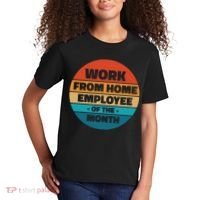 Work From Home Employee Of The Month Retro Kids T-Shirt thumb 2