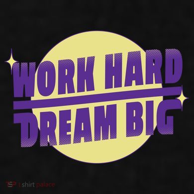 Work Hard Dream Big Ladies PosiCharge Tri-Blend Wicking Tank