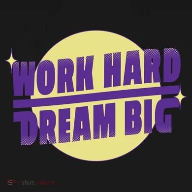 Work Hard Dream Big Womens Funnel Neck Pullover Hood
