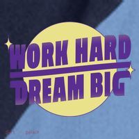 Work Hard Dream Big Raglan Baseball Sleeve Shirt thumb 2