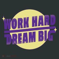 Work Hard Dream Big Infant Baby Jersey Bodysuit thumb 2