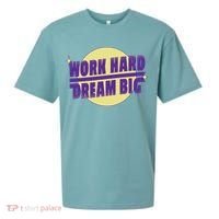 Work Hard Dream Big Sueded Cloud Jersey T-Shirt thumb 0