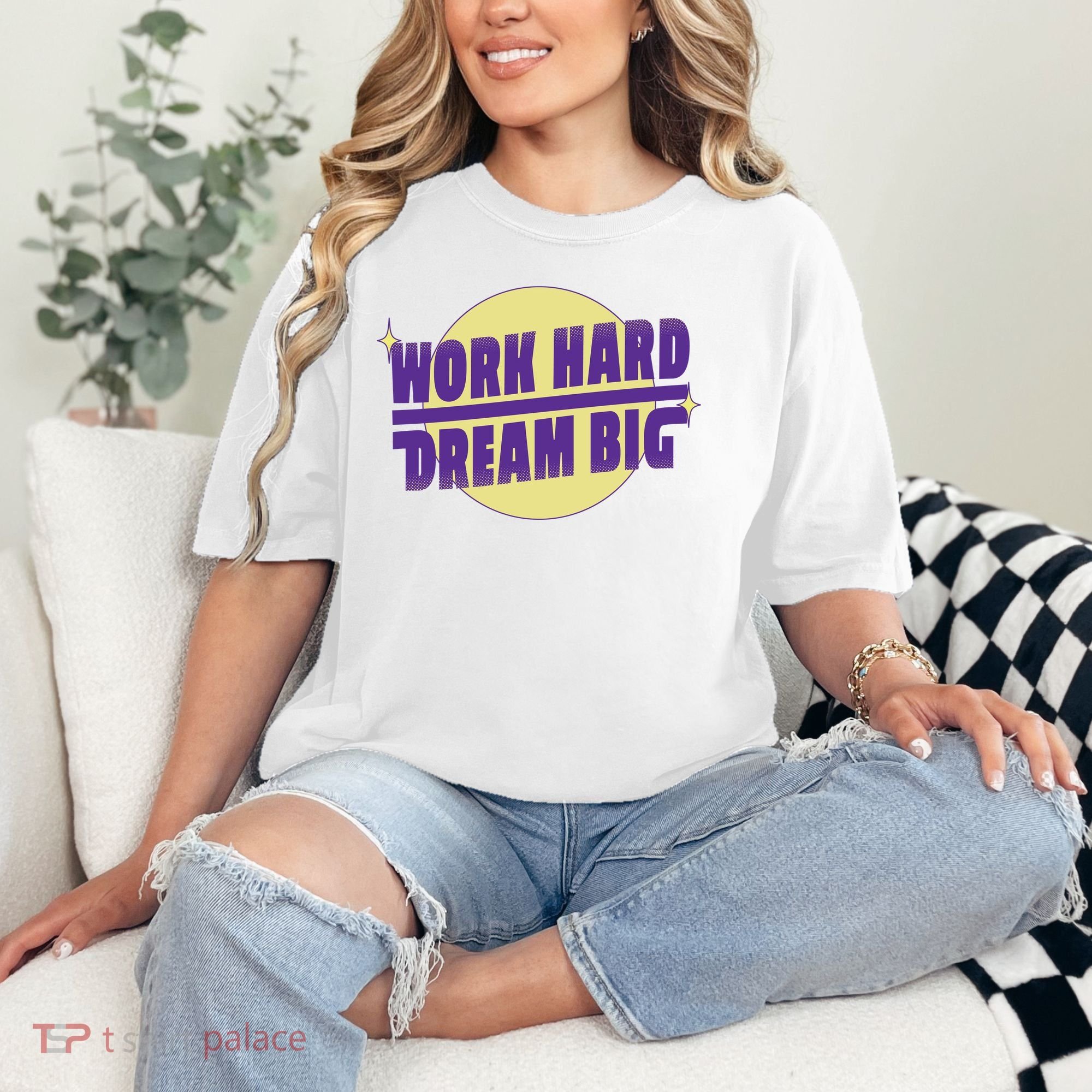 Work Hard Dream Big Comfort Colors T-Shirt