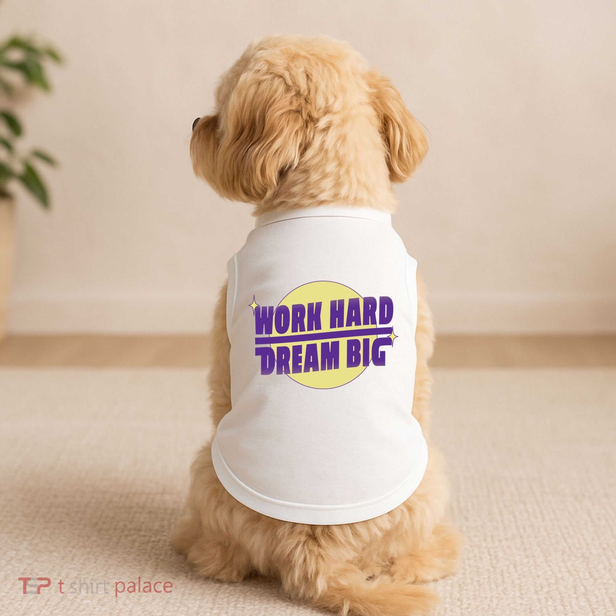 Work Hard Dream Big Doggie Tank