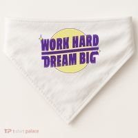Work Hard Dream Big USA-Made Doggie Bandana thumb 0