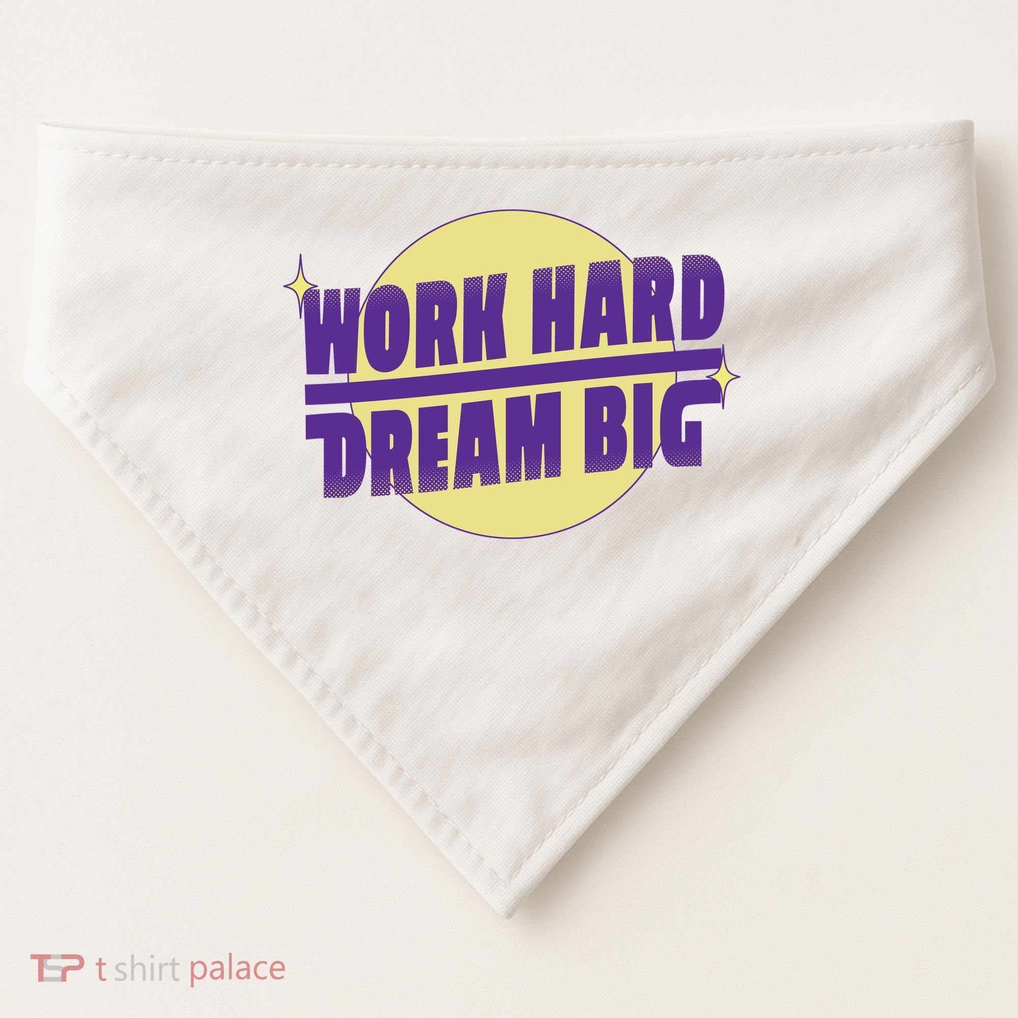 Work Hard Dream Big USA-Made Doggie Bandana