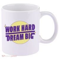 Work Hard Dream Big 11oz C Handle Ceramic Mug thumb 0