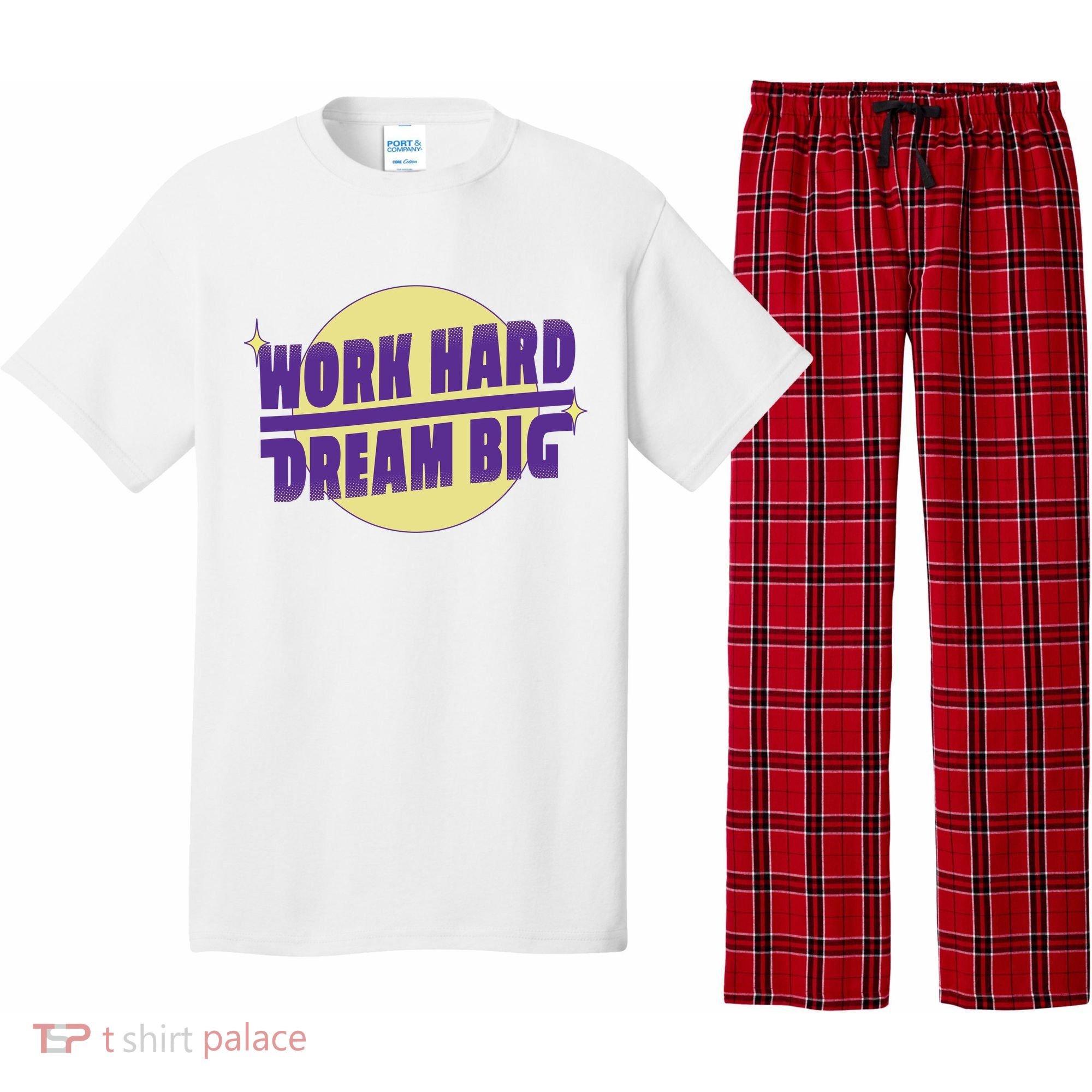 Work Hard Dream Big Pajama Set