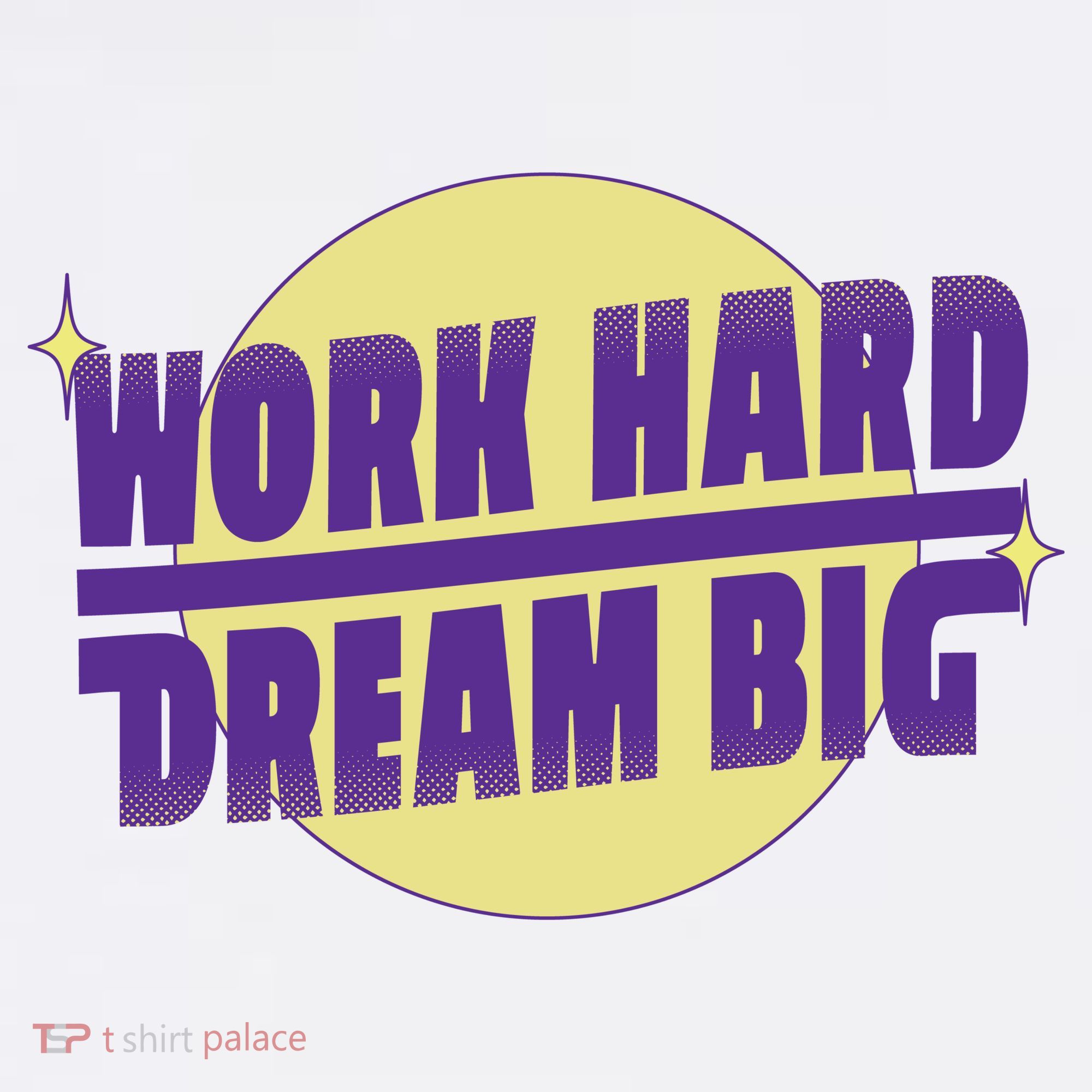 Work Hard Dream Big Ladies PosiCharge Competitor Racerback Tank