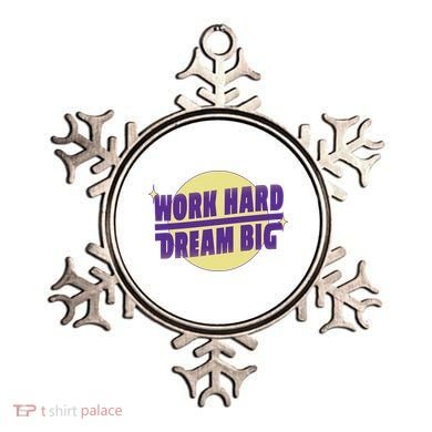 Work Hard Dream Big Ornament
