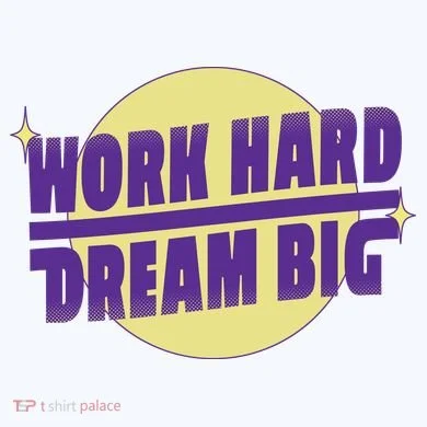 Work Hard Dream Big Golf Towel