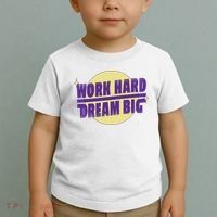 Work Hard Dream Big Toddler T-Shirt thumb 2