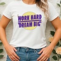Work Hard Dream Big Women's T-Shirt thumb 2