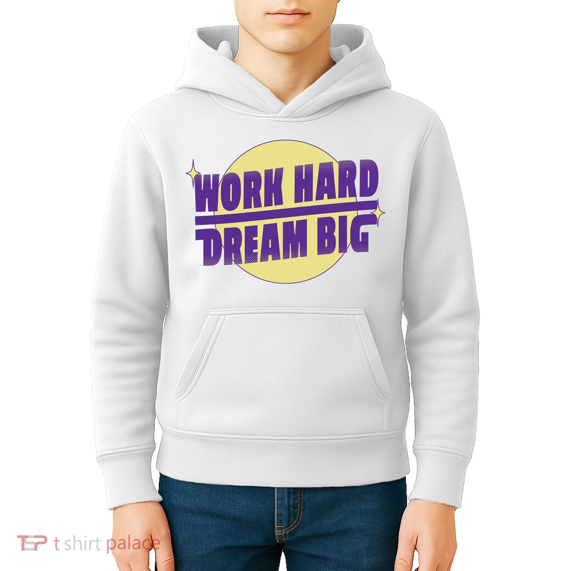 Work Hard Dream Big Kids Hoodie