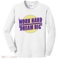 Work Hard Dream Big Kids Long Sleeve Shirt thumb 0