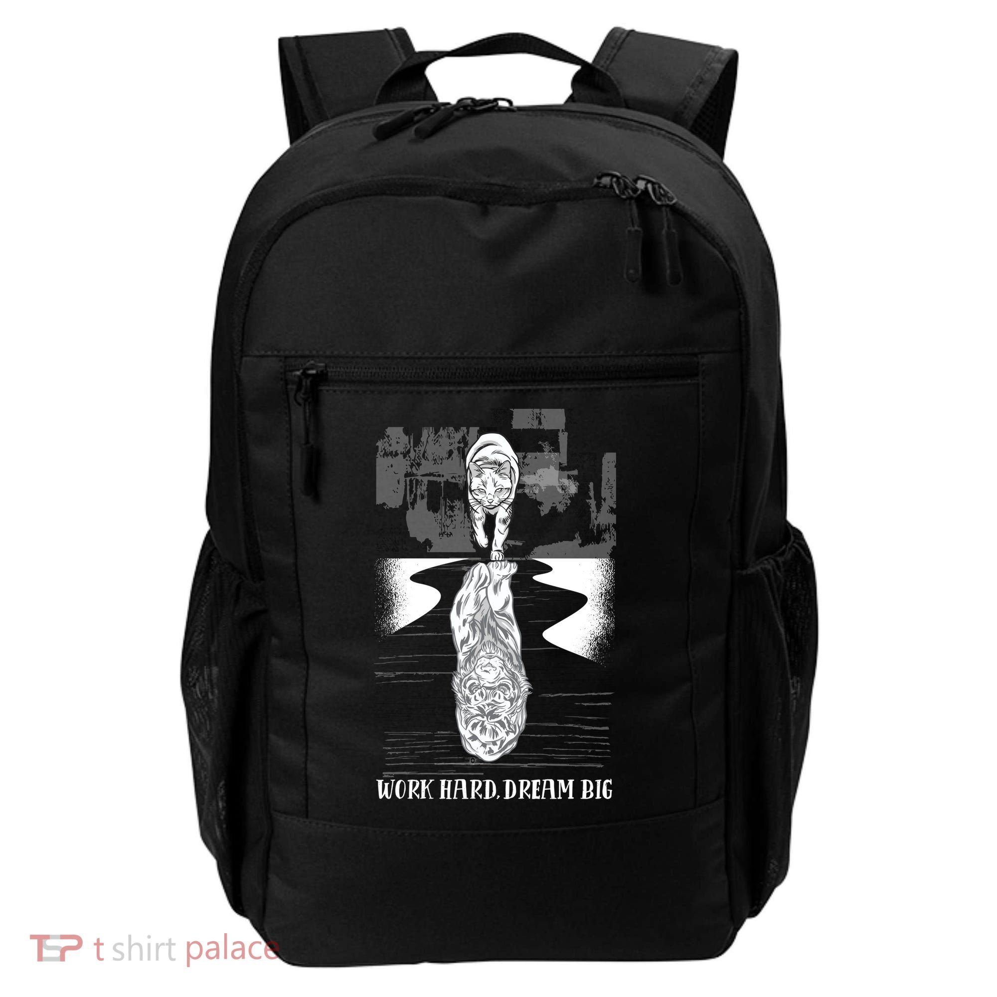 Work Hard Dream Big Tiger Backpack