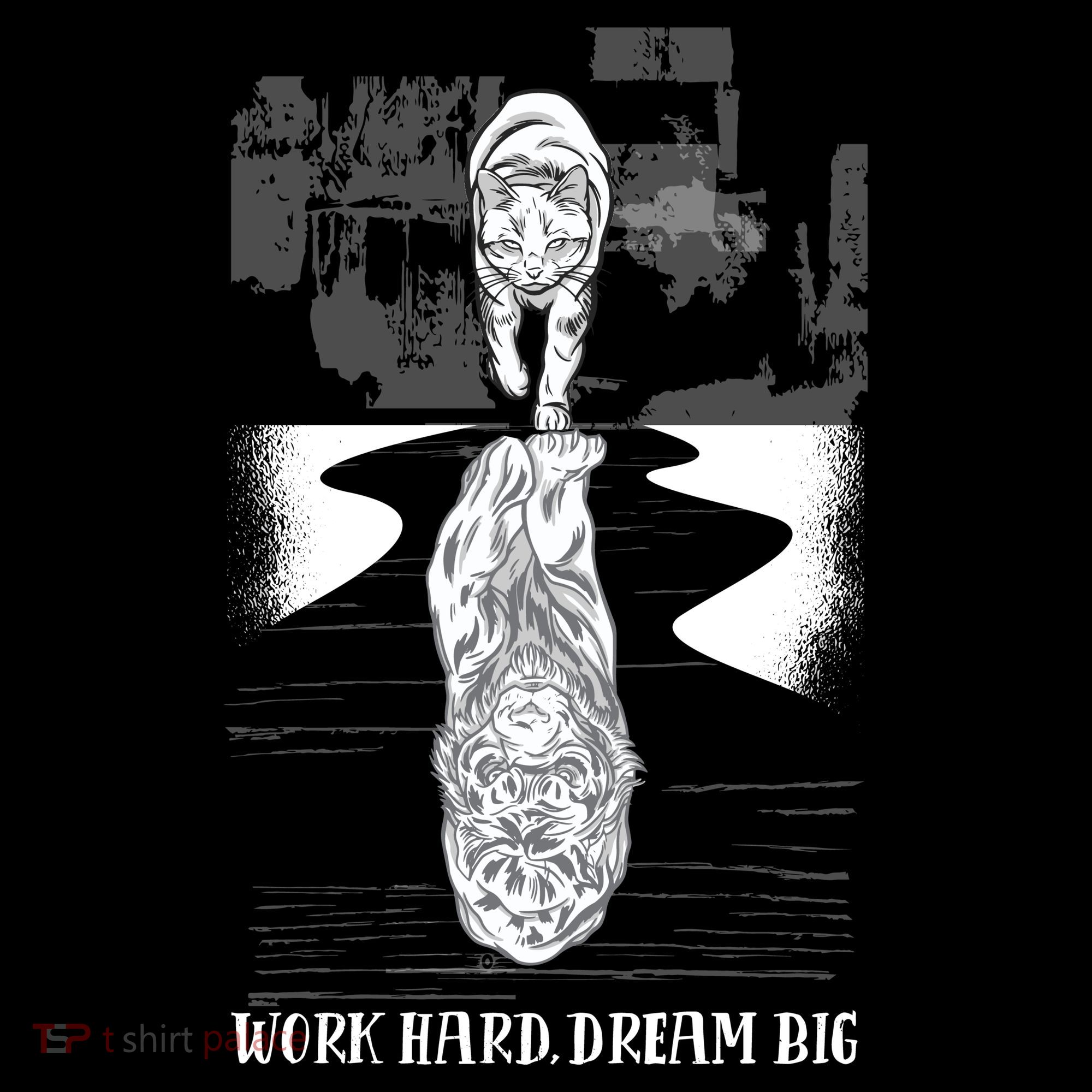 Work Hard Dream Big Tiger Toddler Hoodie