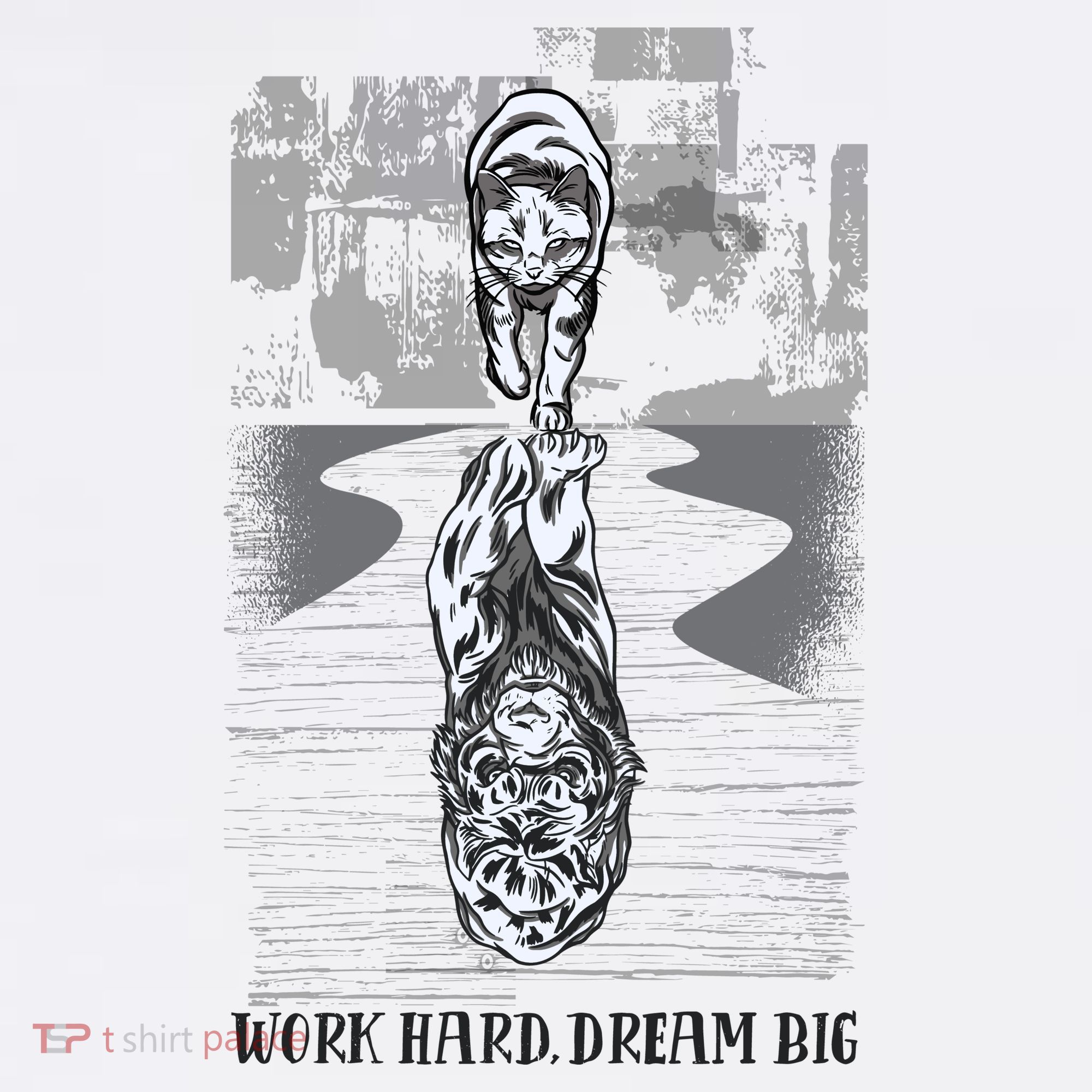 Work Hard Dream Big Tiger Apron