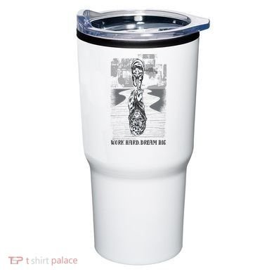 Work Hard Dream Big Tiger Tumbler