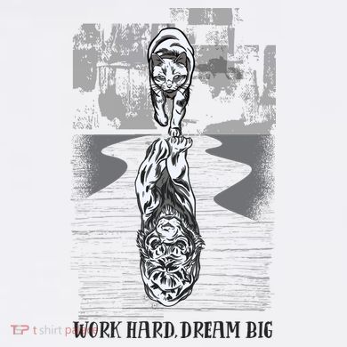 Work Hard Dream Big Tiger Women's Tank Top