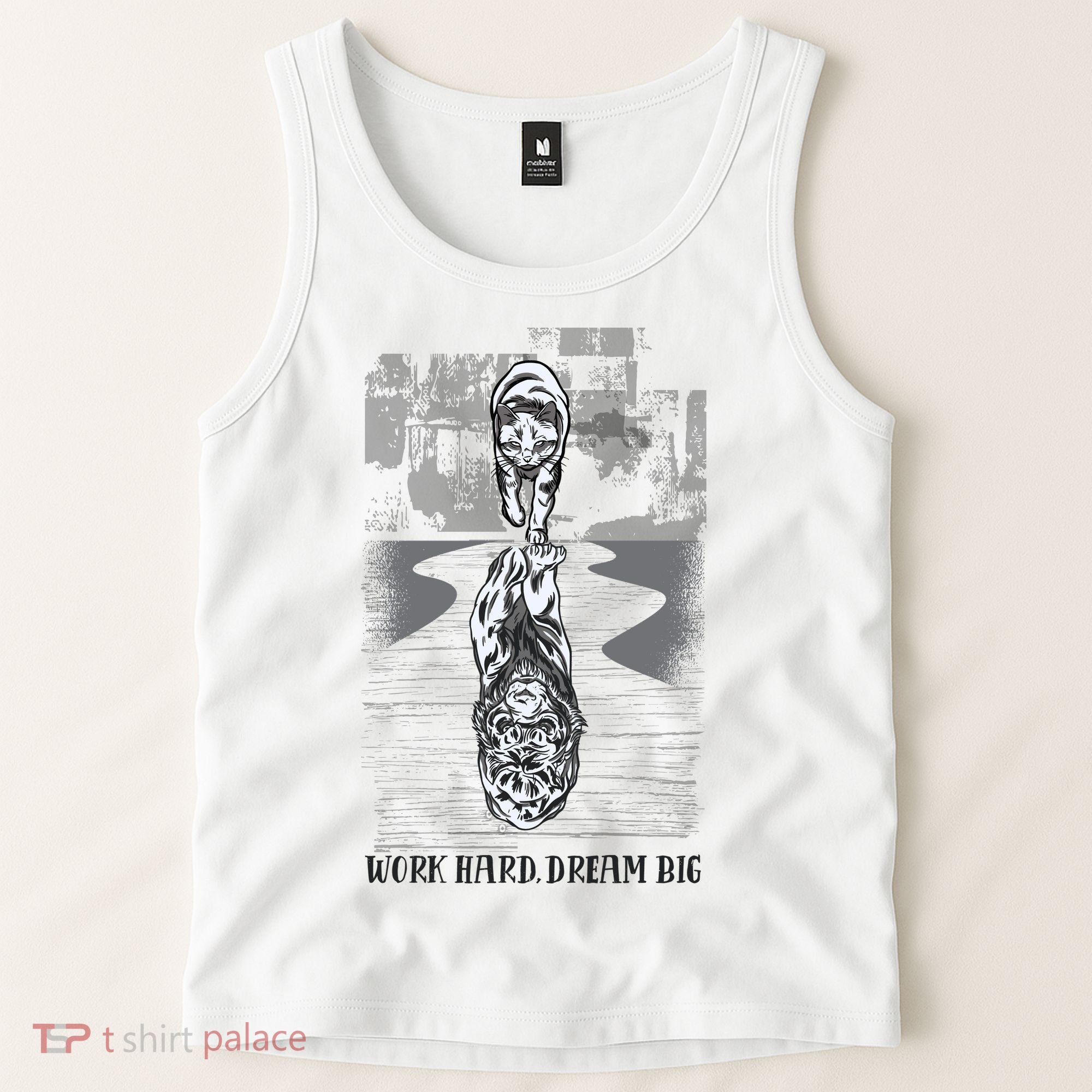 Work Hard Dream Big Tiger Tank Top