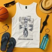 Work Hard Dream Big Tiger Tank Top thumb 4