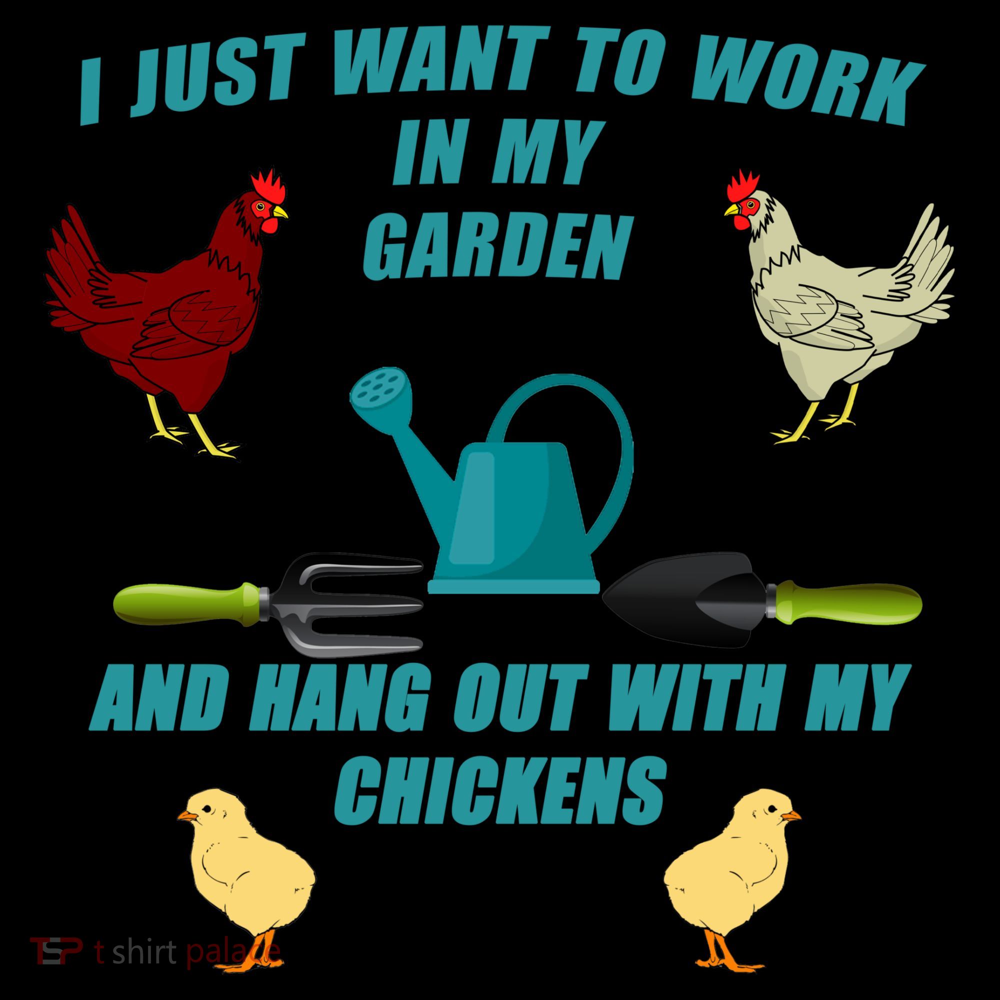 Work In My Garden Hang Out With My Chickens Coffee Mug
