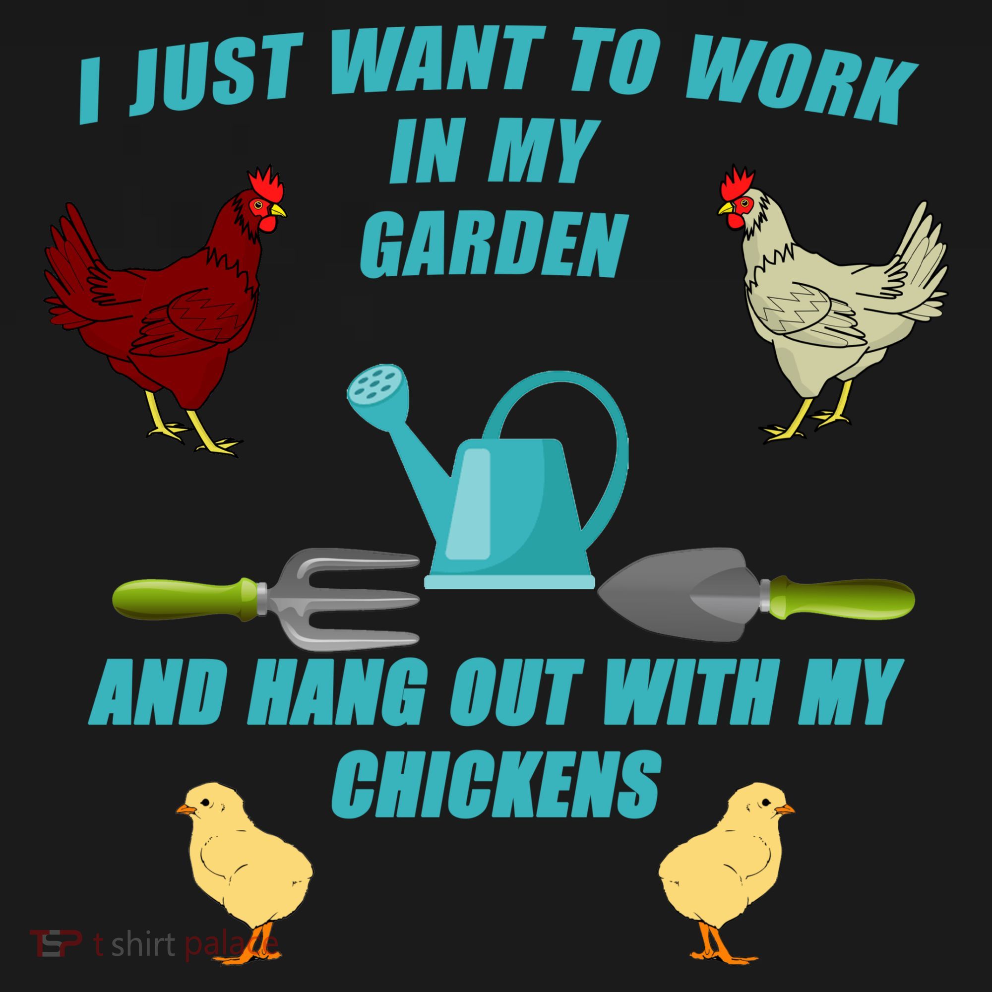 Work In My Garden Hang Out With My Chickens Mousepad
