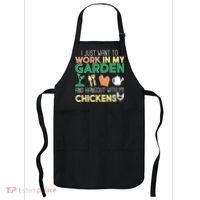 Work In My Garden Hangout With My Chickens Apron thumb 0