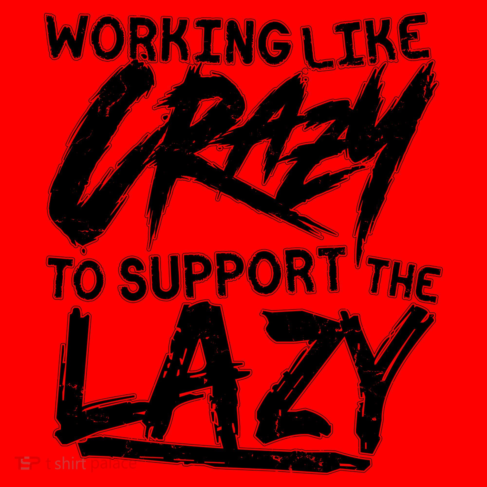 Working Like Crazy To Support The Lazy Santa Hat