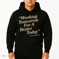 Working Tomorrow For A Better Today Procrastination Hoodie thumb 2