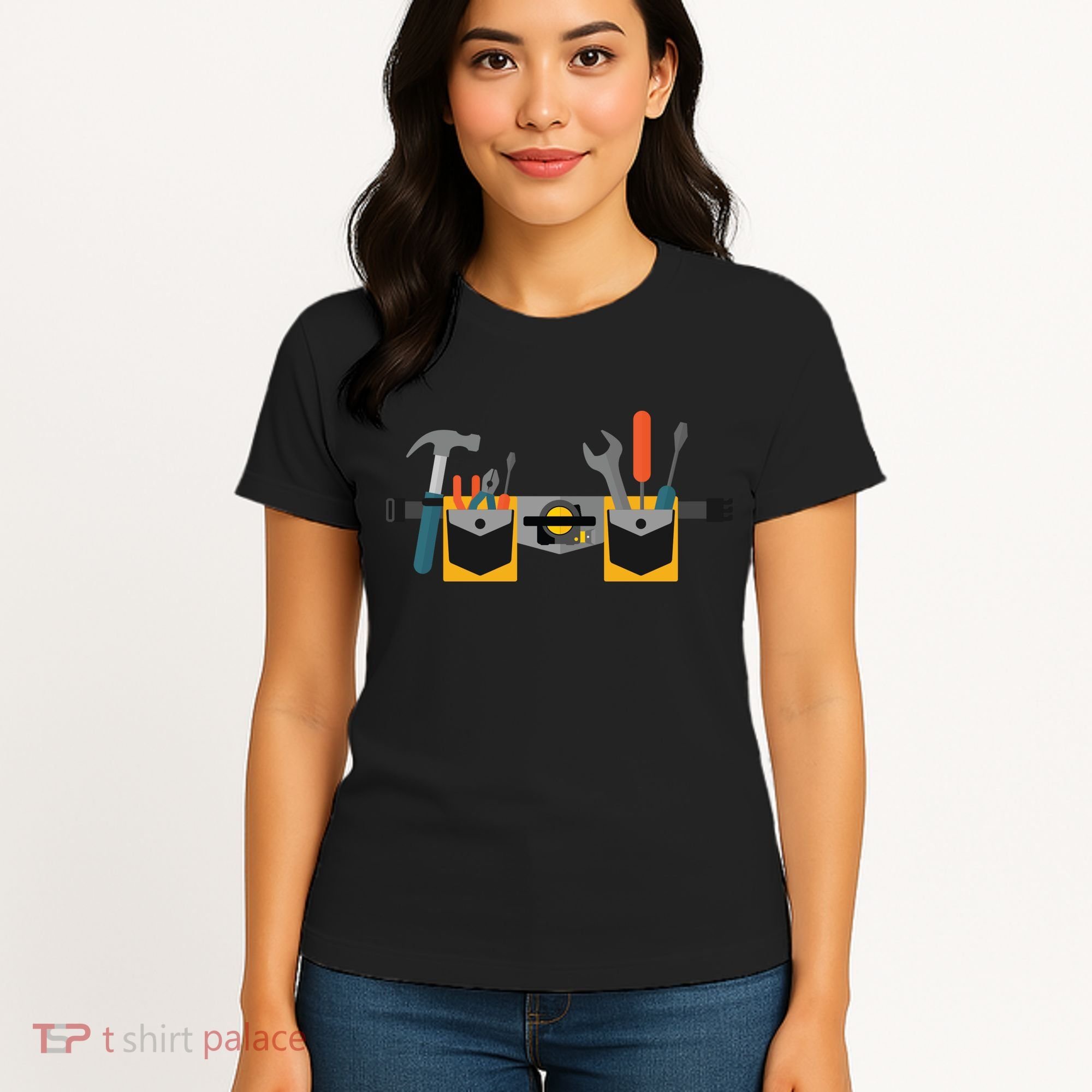 Workman Tool Belt Handyman Costume Women's T-Shirt